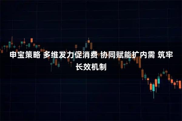 申宝策略 多维发力促消费 协同赋能扩内需 筑牢长效机制